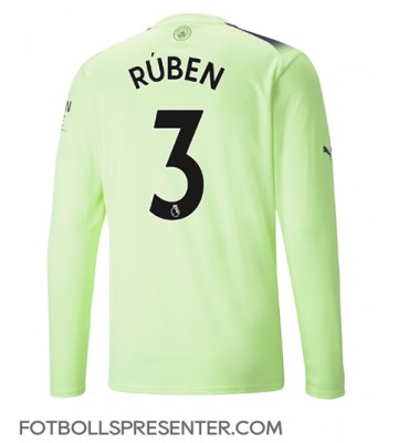 Manchester City Ruben Dias #3 Tredje Matchtröja 2022-23 Långärmad